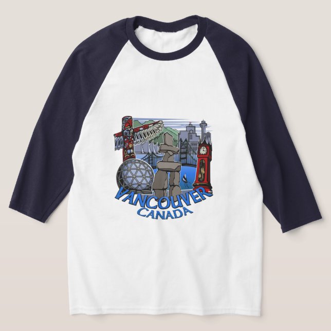 Camiseta Vancouver Canadá Ponto Turístico Vancouve (Postura )