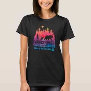 Camiseta Vancouver de férias de Tie Dye Urso-Mãe e Cubs