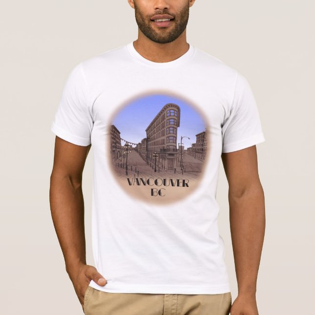Camiseta Vancouver T-shirt Unisex Gastown Souvenir (Frente)