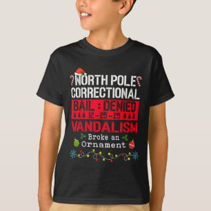 Camiseta Vandalismo na Correção Norte Quebrou um Enfeite