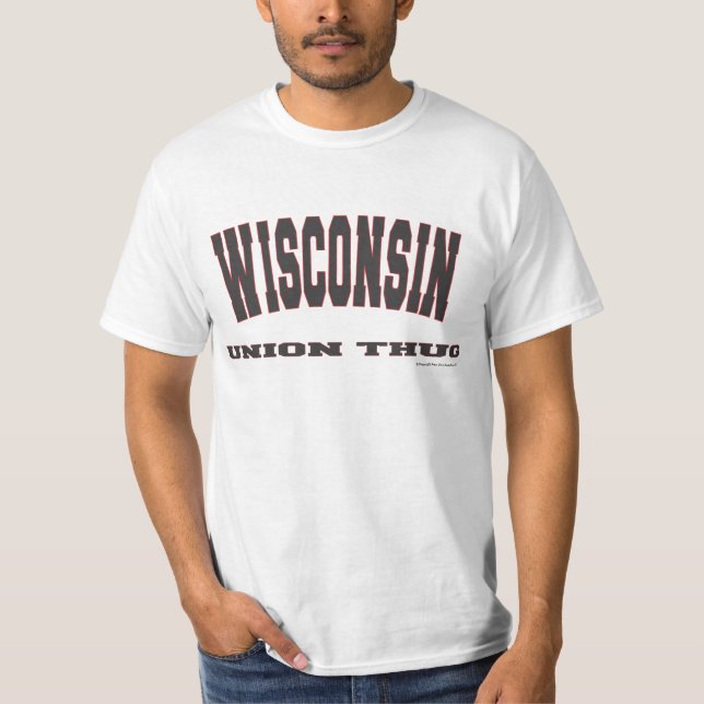 Camiseta Vândalo da união com esboço vermelho (Frente)