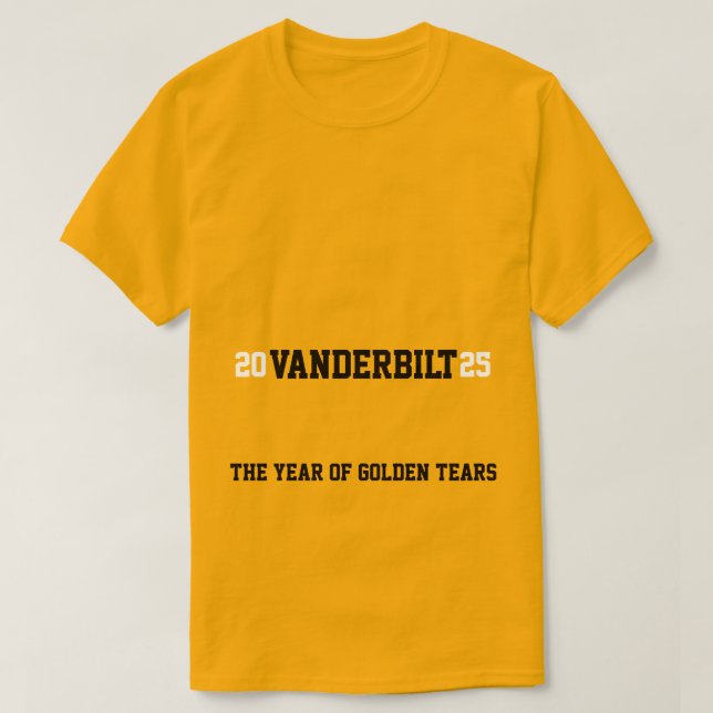 Camiseta Vanderbilt Commodores 2025 (Frente do Design)
