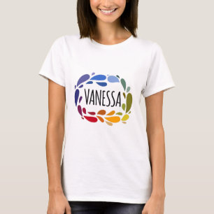 Camiseta Vanessa Nome Bonito Presente Colorido Chamado Vane
