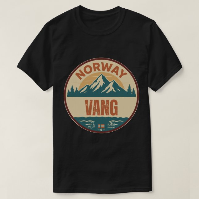 Camiseta Vang, Noruega Noruega (Frente do Design)