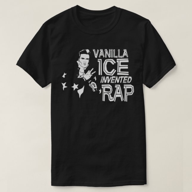 Camiseta Vanilla Ice Rap Essencial (Frente do Design)
