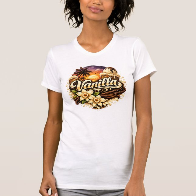 Camiseta Vanilla - Vintage Design (Frente)