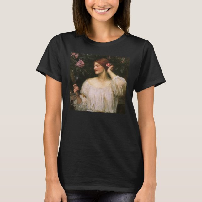 Camiseta Vanity por John William Waterhouse (Frente)