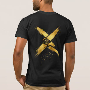 Camiseta VANOSTÈ Gold X Graphic – Manga curta