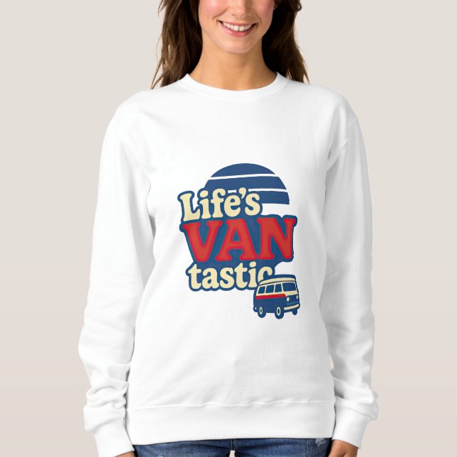 Camiseta VANtastic Red Cream Blue Edition (Frente)