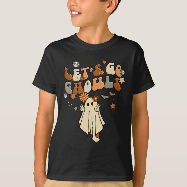 Camiseta Vão Ghouls Confortáveis Halloween Aconchegante Out (Frente)