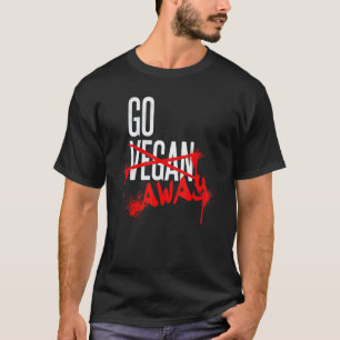 Camiseta Vão Veganos Vão Embora Costelas Grelhadas