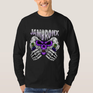 Camiseta vape de crânio fumaça