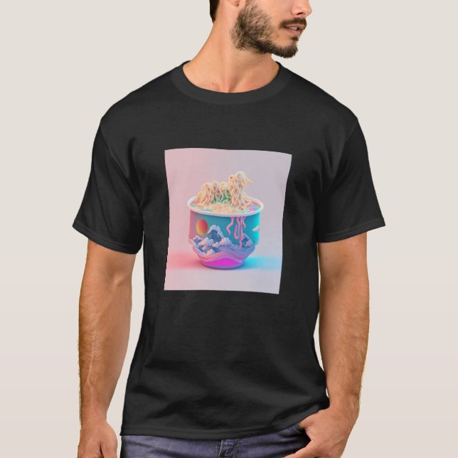 Camiseta Vaperwave Aesthetic Glitch Palm Retrowave Synthwav (Frente)