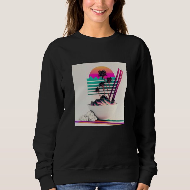 Camiseta Vaperwave Aesthetic Glitch Retrowave Synthwave  1 (Frente)