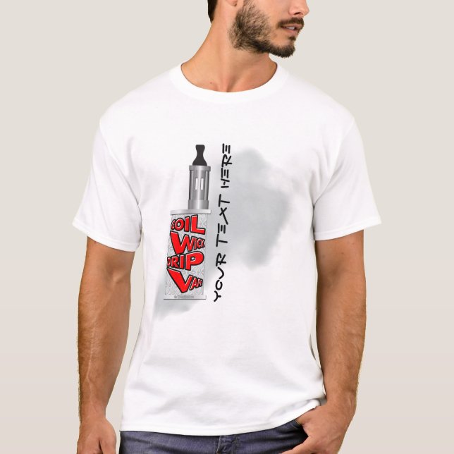 Camiseta Vaping | Modo Off-Set Box por VapeGoat (Frente)