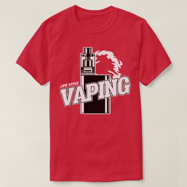CAMISETA VAPOR DE ESTILO DE VIDA (Frente do Design)