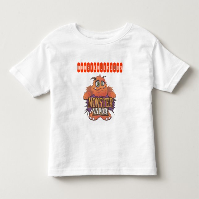 Camiseta vapor do monstro, MONSTERLICIOUS (Frente)