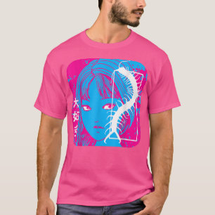 Camiseta Vaporwave Aestésica, Garota Triste Eboy Egirl