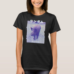 Camiseta Vaporwave Aestético - 80s Porco Retroativo