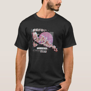 Camiseta Vaporwave Aestético Blossom Sunset Sintomas