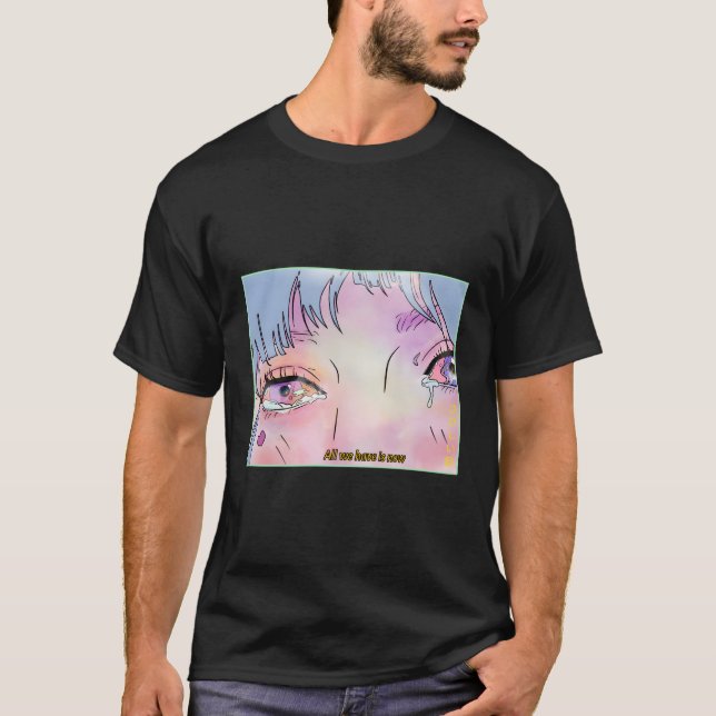 Camiseta Vaporwave Anestésico Triste (Frente)