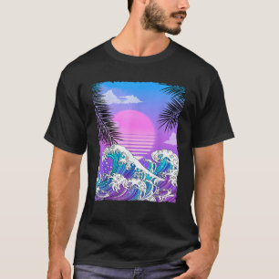 Camiseta Vaporwave Anime Excelente Japonês Wave Summer