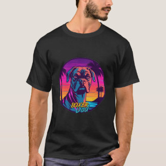 Camiseta Vaporwave Boxer Dad Futuristic Boxer