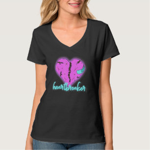 Camiseta Vaporwave Cardíaco Fixo Quebrado