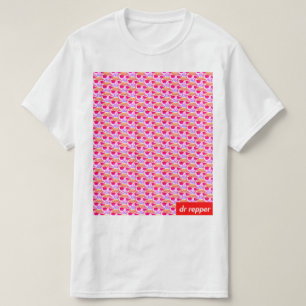 Camiseta Vaporwave do teste padrão do logotipo