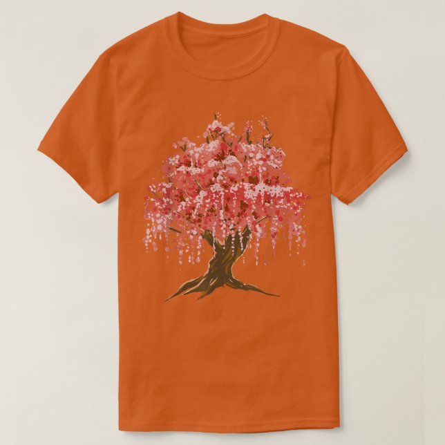 Camiseta Vaporwave Japan Style Cherry Blossom Sakura (Frente do Design)