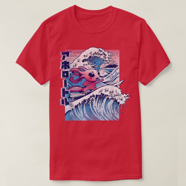 Camiseta Vaporwave Kanagawa Excelente Wave Japão (Frente do Design)