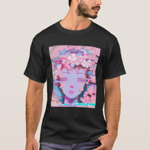 Camiseta Vaporwave Synthwave Retrowave Glitey Blosso