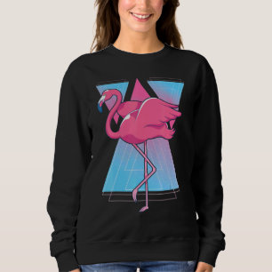 Camiseta Vaporwave Tropical Bird Exotic Animal rosa Fla