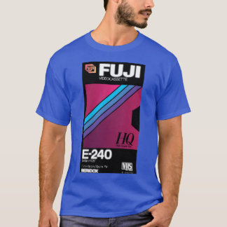 Camiseta Vaporwave VHS Fuji E240HQ boy family