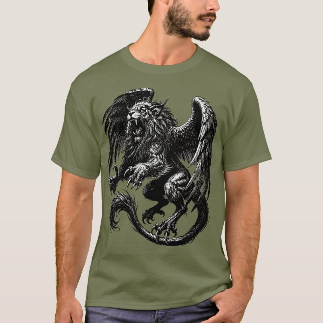 Camiseta Vapula Fúria Alada Desencadeada (Frente)