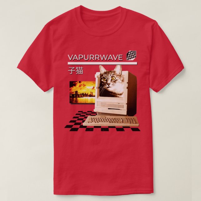 Camiseta Vapurrwave (Frente do Design)