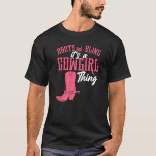 Camiseta Vaqueira brilho de botas