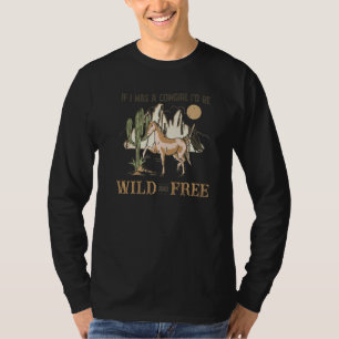 Camiseta Vaqueira Cavalos Deserto Se Eu Fosse Vaqueira Eu S
