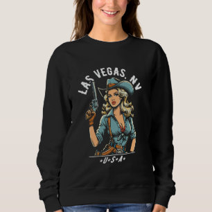 Camiseta Vaqueira com Pistola Western Las Vegas Nevada EUA