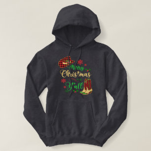 Camiseta Vaqueira de Natal Hat & Boots Hoodie Sweet