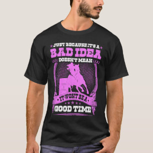 Camiseta Vaqueira de Rodeio de Barril Má Ideia Boas Festas