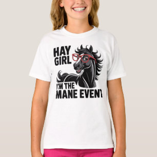 Camiseta Vaqueira Engraçada Amante de Cavalos Princesa West