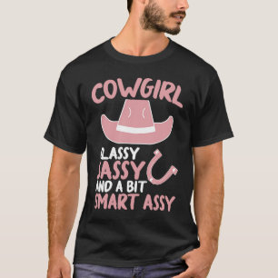 Camiseta Vaqueira Engraçada Gráfica Mulheres Meninas Vaquei