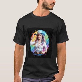 Camiseta Vaqueira legal com um histórico impressionante