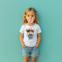 Camiseta Vaqueira Mal-Humorada Personalizada em Jaqueta de