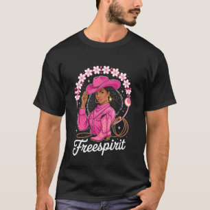 Camiseta Vaqueira Negra Rodeio Western Melanina História Ne