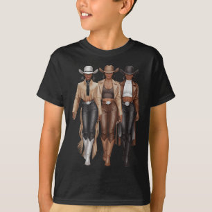 Camiseta Vaqueira Negra Rodeio Western Melanina Vaqueira 