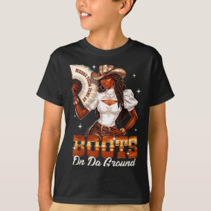Camiseta Vaqueira No Chão Botas Mulheres Negras África Bla