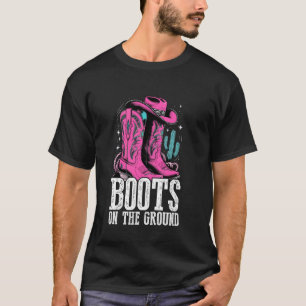 Camiseta Vaqueiras de Botas no Chão Cavalo Ocidental Fazend