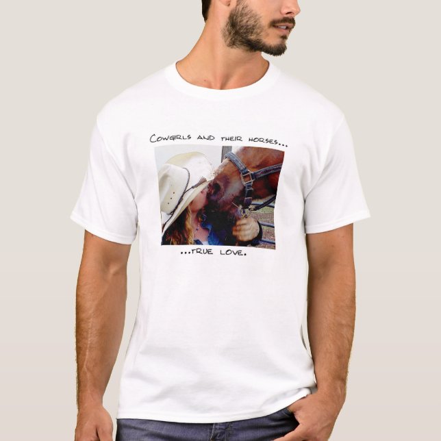 Camiseta vaqueiras e seus cavalos… (Frente)